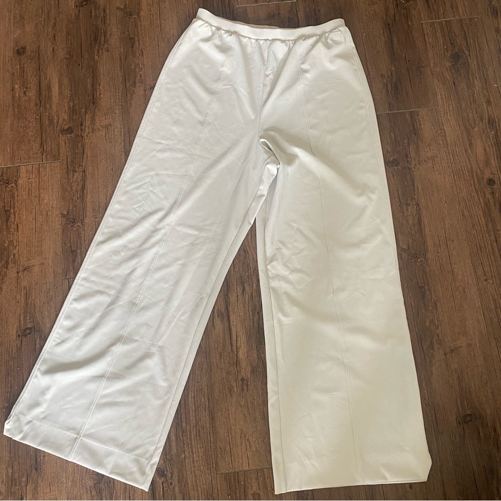 VSX Cream Wide-Leg Kids Pants XL